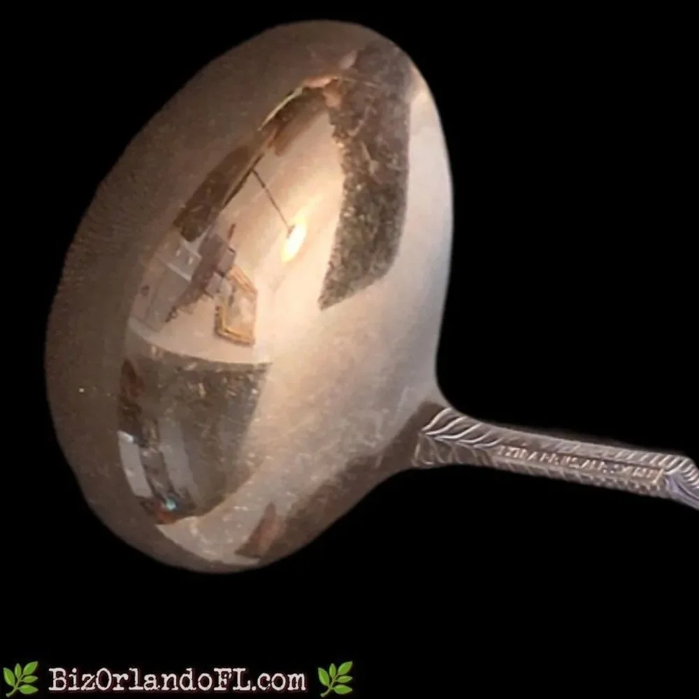 VINTAGE Nils-Johan Swedish Silverplated Bonbon / Berry Spoon / Small Cream Ladle